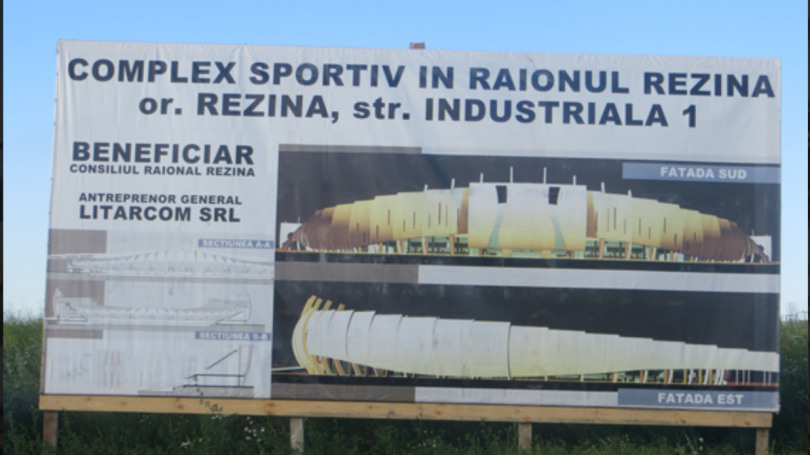 Cheltuieli triplate pentru construcția unui Complex sportiv de milioane la Rezina